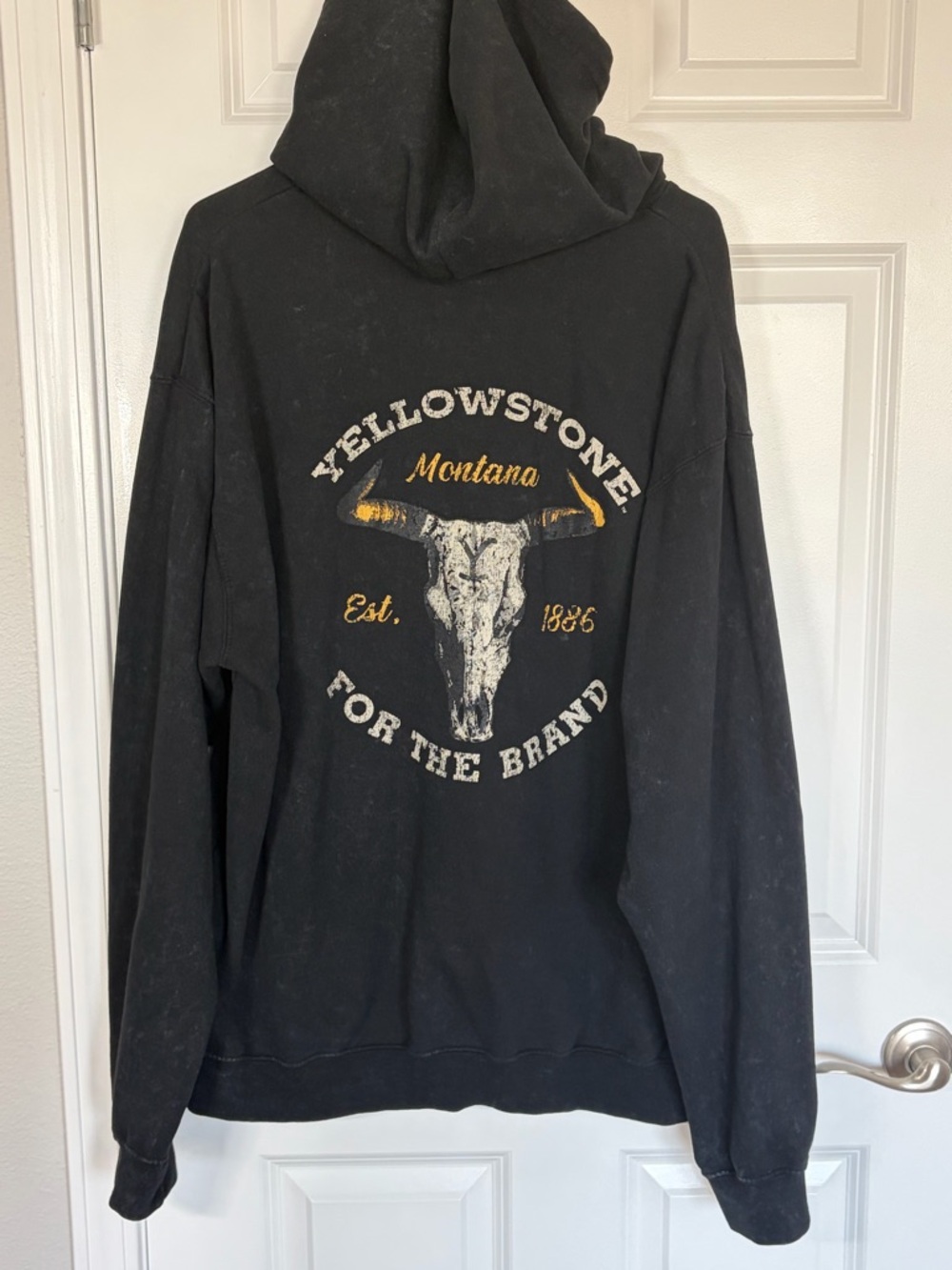 Yellowstone Montana For The Brand Black Graphic Hoodie